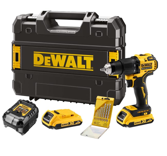 Taladro Profesional Dewalt Percutor-Atornillador 21v, 2 Baterías